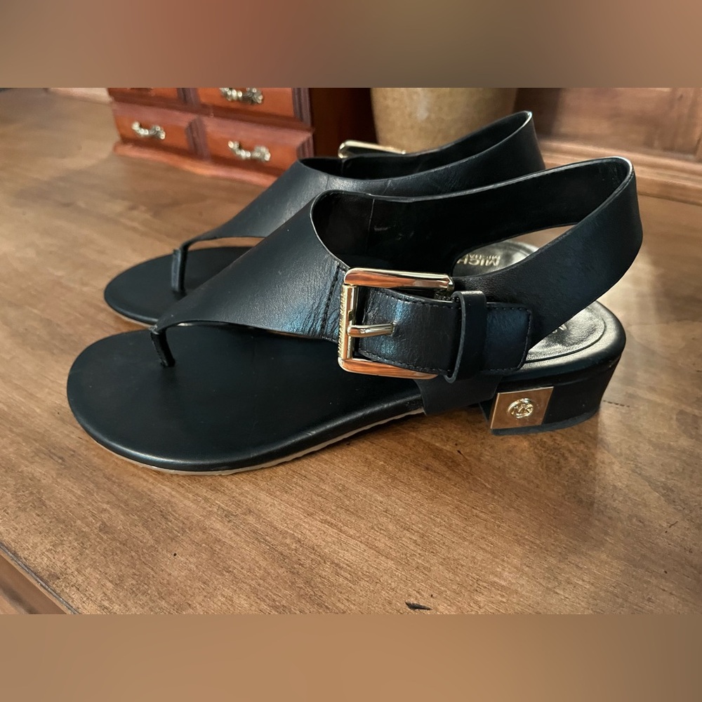 Michael Kors black heeled sandals